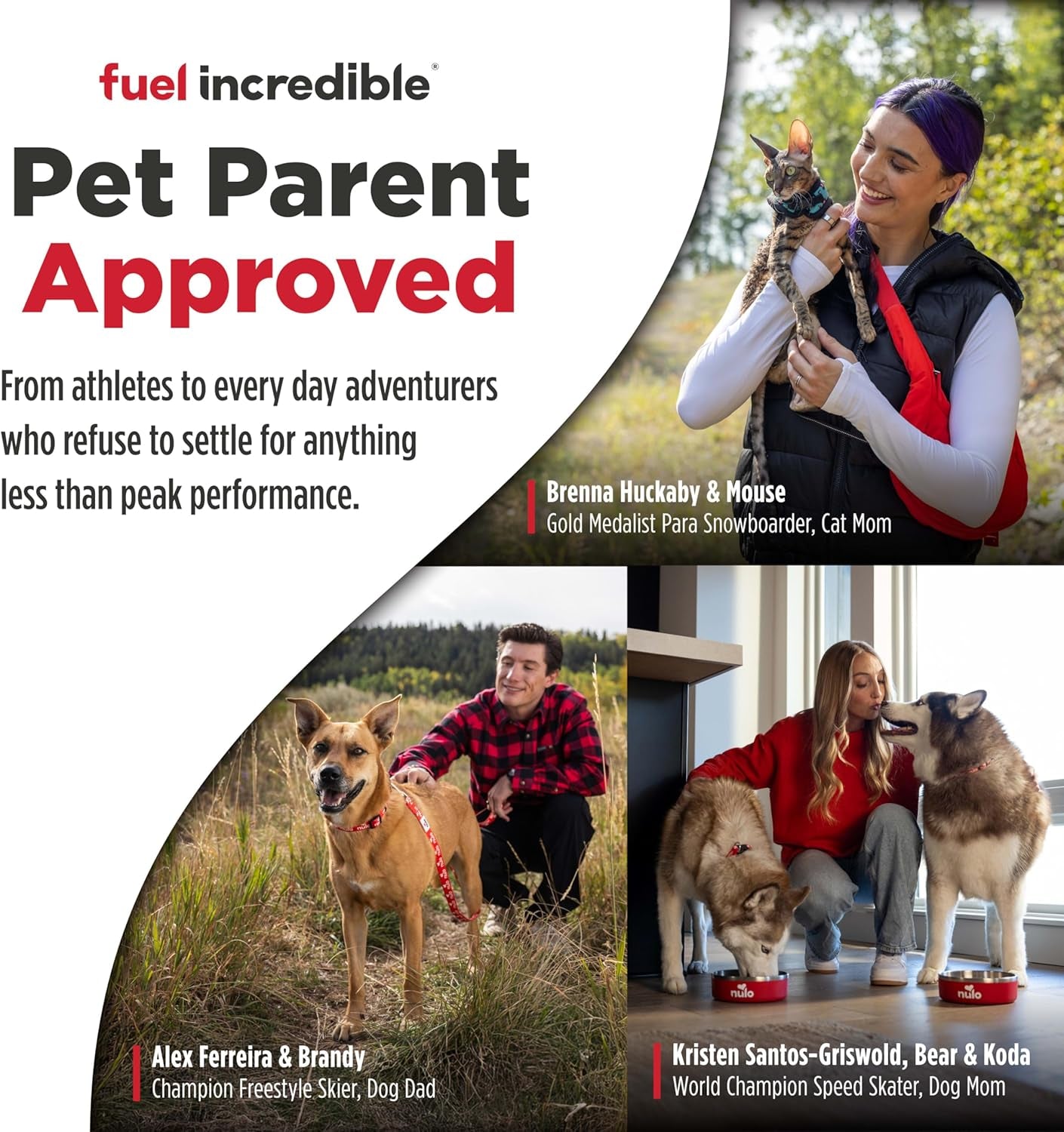 Adult Dog Food: Grain Free, All Natural Dry Pet Kibble for Large and Small Breed Dogs - Lamb, Salmon, or Turkey Recipe